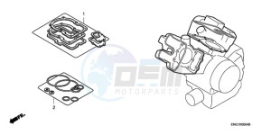 VT750CA9 KO / MK ST drawing GASKET KIT A