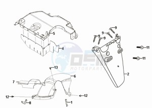 FIDDLE II 50 NEW ENGINE drawing REAR FENDER - MUDGUARD