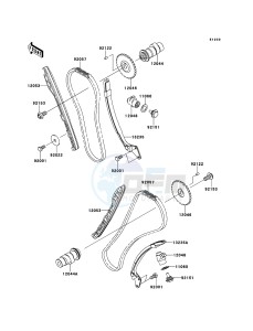 VN900 CLASSIC VN900BDF GB XX (EU ME A(FRICA) drawing Camshaft(s)/Tensioner