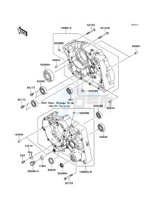 D-TRACKER_125 KLX125DDF XX (EU ME A(FRICA) drawing Crankcase