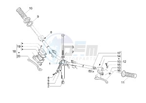 Zip 50 4T drawing Handlebar