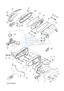 YP400RA X-MAX 400 ABS X-MAX (1SDA 1SDA 1SDA 1SDA 1SDA) drawing INTAKE 2