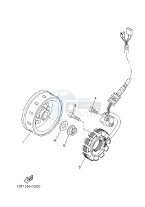 YS125-5C YS125 (BT41) drawing GENERATOR