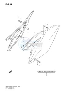 RM-Z450 (E3-E28) drawing FRAME COVER (RM-Z450K8 K9 L0)