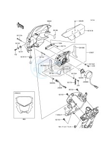 KLX125 KLX125CFF XX (EU ME A(FRICA) drawing Headlight(s)