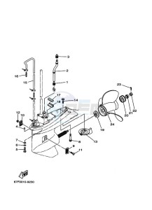 F100CETL drawing PROPELLER-HOUSING-AND-TRANSMISSION-2