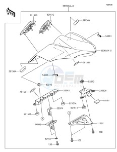 Z650 ER650HHF XX (EU ME A(FRICA) drawing Accessory(Single Seat Cover)