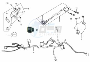 MIO 100 drawing CDI - WIRING HARNASS / IGNITION LOCK