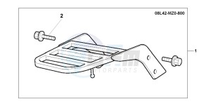 GL1500CD drawing REAR CARRIER