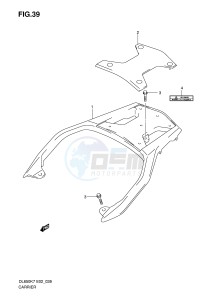 DL650 (E2) V-Strom drawing CARRIER