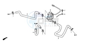 ST1300 drawing AIR INJECTION CONTROL VALVE