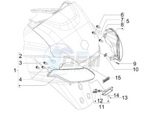 MP3 400 ie mic drawing Tail light - Turn signal lamps