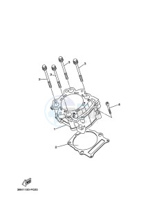 YFM700FWB KODIAK 700 (B6KJ) drawing CYLINDER