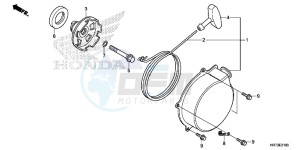 TRX420FA6F TRX420F Australia - (U) drawing RECOIL STARTER