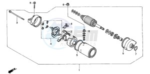 CBF600S drawing STARTING MOTOR