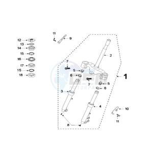 VCLIC EVSP drawing FRONT FORK / STEERINGHEAD