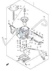 LT-A500F (P28-P33) drawing CARBURETOR