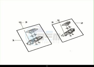 CRUISYM 125 (LV12W3-EU) (M2) drawing R-L STEP BAR