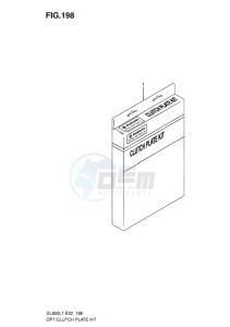 DL650 ABS V-STROM EU-UK drawing CLUTCH PLATE KIT