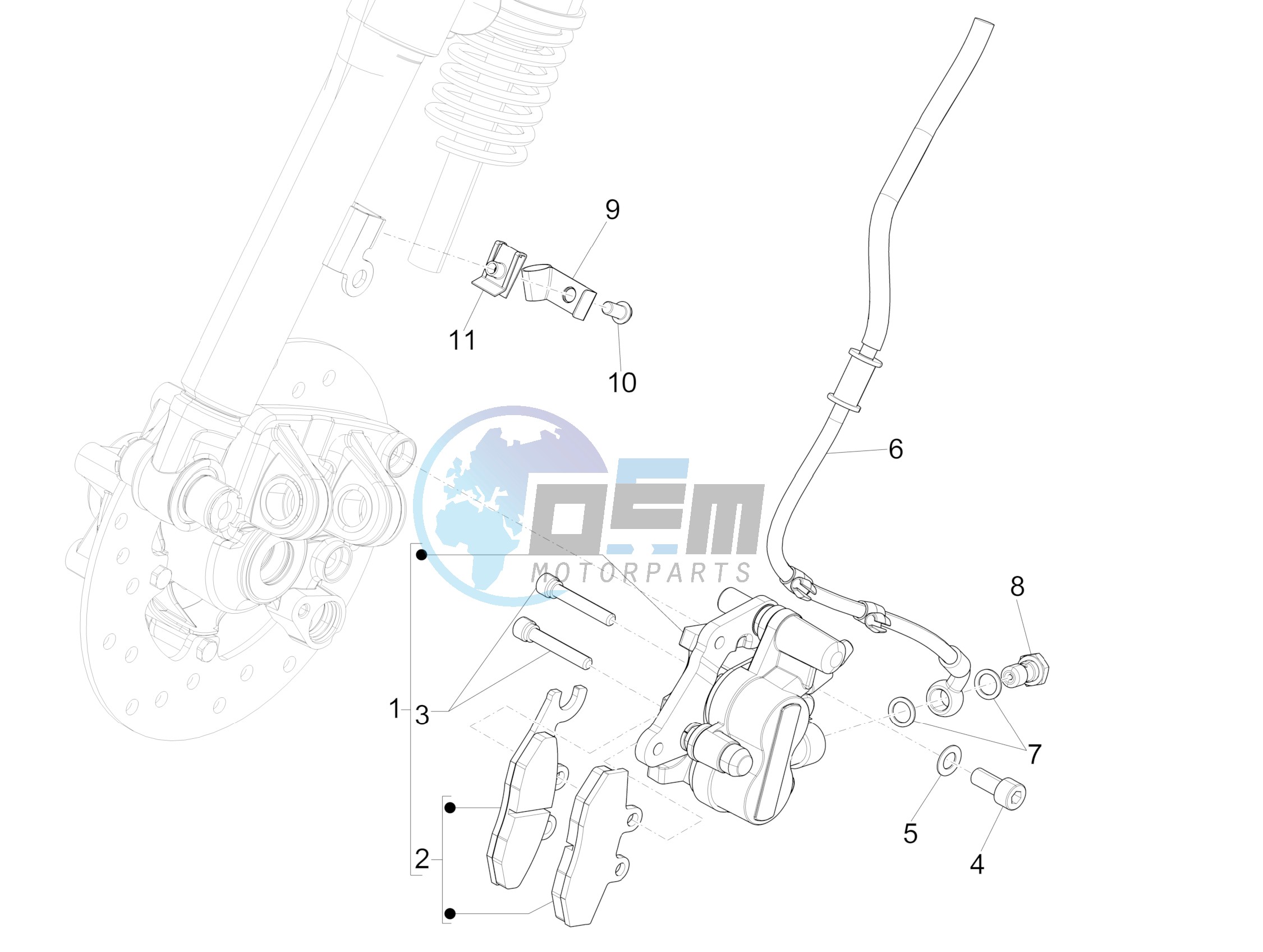 Brakes pipes - Calipers