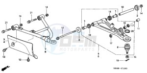 TRX680FAC drawing FRONT ARM