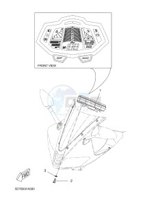 YZF-R125A YZF-R125 ABS R125 (5D7T 5D7T 5D7T 5D7T) drawing METER