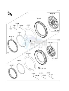 KLX 140 B (KLX140L MONSTER ENERGY) (B8F-B9FA) B9F drawing WHEELS_TIRES