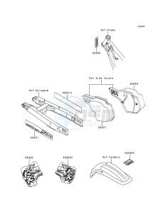 KX 500 E [KX500] (E4-E8) [KX500] drawing LABELS-- KX500-E6- -