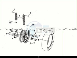 JOYRIDE 300 (LJ30W1-EU) (M2) drawing RR. CAST WHEEL