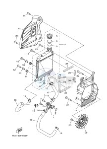 GPD150A GPD150-A NMAX 150 (BV41) drawing RADIATOR & HOSE