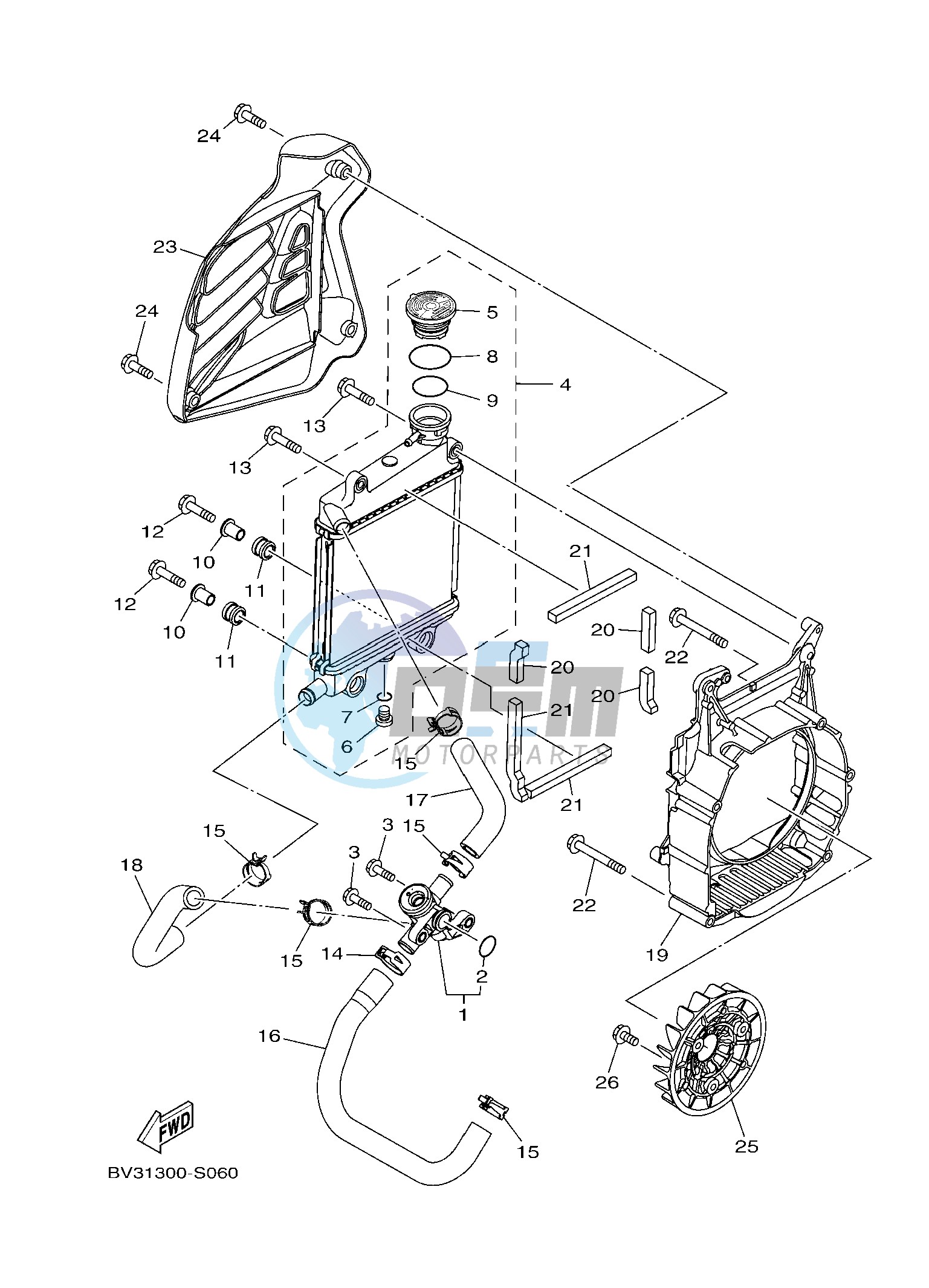 RADIATOR & HOSE