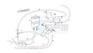 BOULEVARD - 125 CC 150 EU3 drawing FILTER CANISTER USA