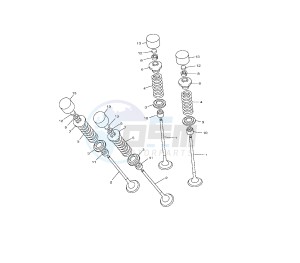 YZF R1 1000 drawing VALVE