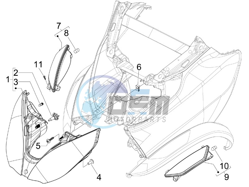 Head lamp - Turn signal lamps