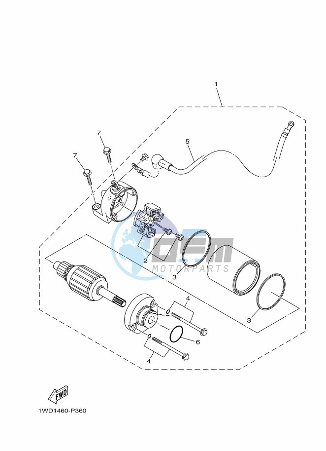 STARTING MOTOR