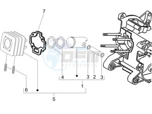 S 50 2T UK drawing Cylinder - piston - wrist pin unit