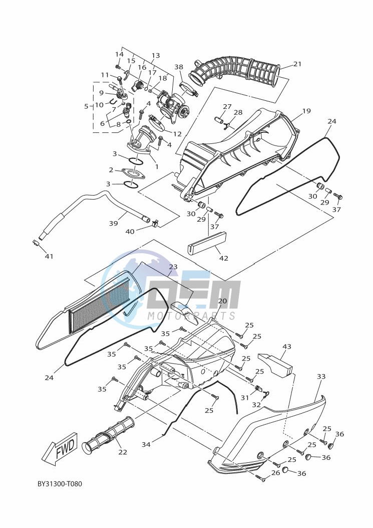 REAR BRAKE CALIPER