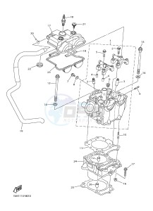 YZ250F (1SM1 1SM2 1SM3 1SM4) drawing CYLINDER