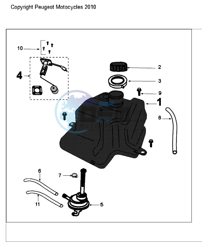 TANK AND FUEL PUMP