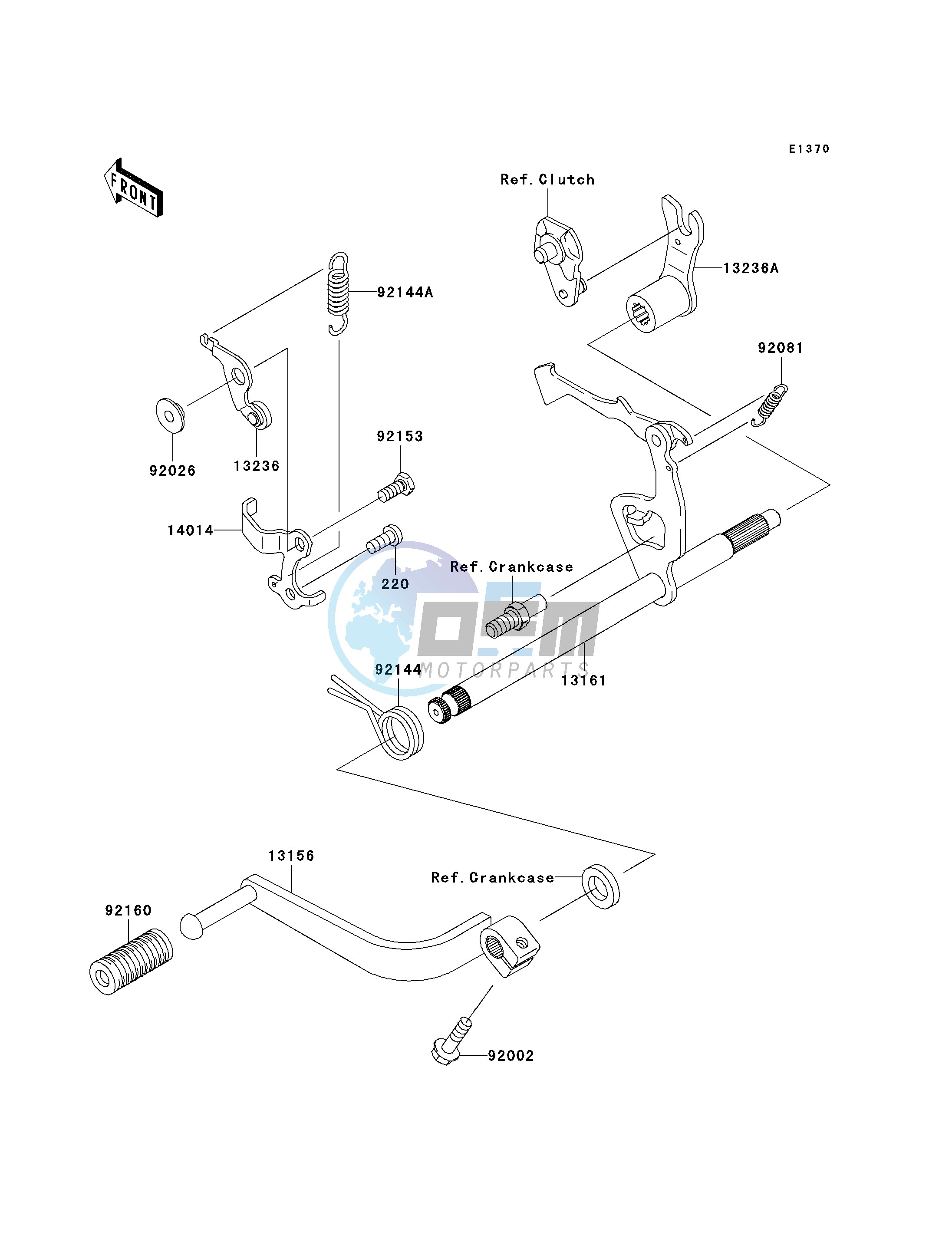 GEAR CHANGE MECHANISM