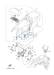 XP500A T-MAX 530 (2PWC) drawing SEAT