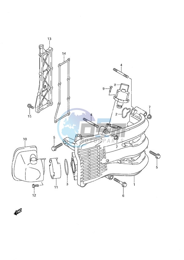 Intake Manifold/Silencer/Exhaust Cover