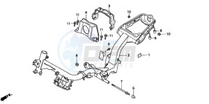 PK50SM drawing FRAME BODY