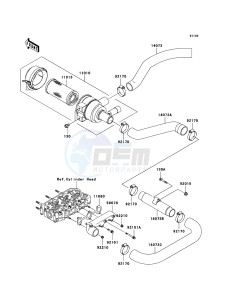 MULE 3010 DIESEL 4x4 KAF950-B3 EU drawing Air Cleaner