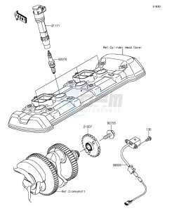 Z1000 ZR1000FEF FR GB XX (EU ME A(FRICA) drawing Ignition System