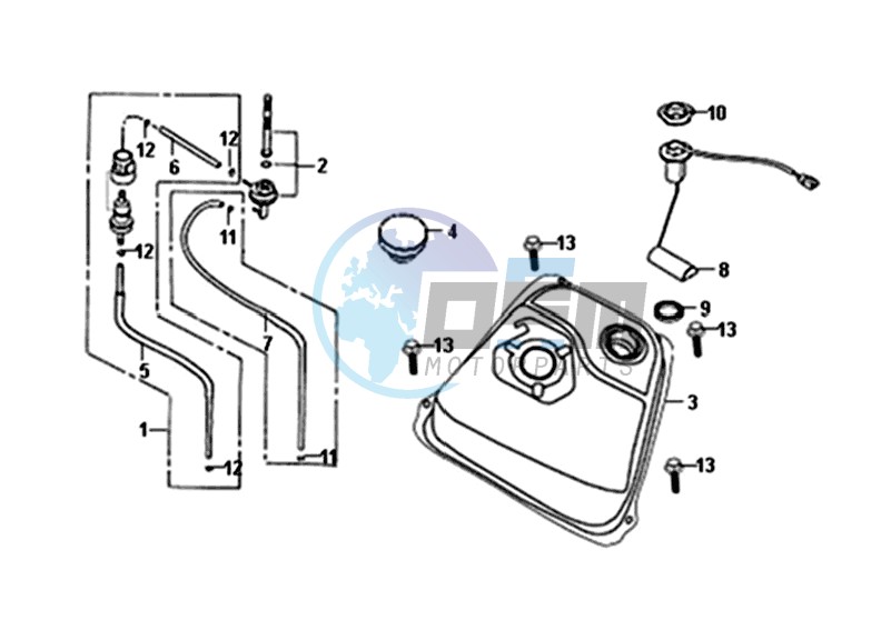 FUEL TANK -  FUEL GAUGE