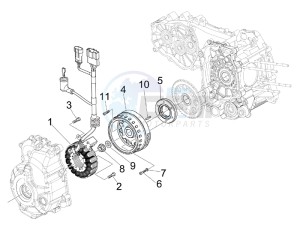 X Evo 250 Euro 3 drawing Flywheel magneto