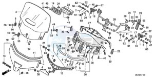 GL18009 Australia - (U / AB NAV) drawing WINDSCREEN