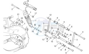 RS 250 drawing Rear Shock absorber