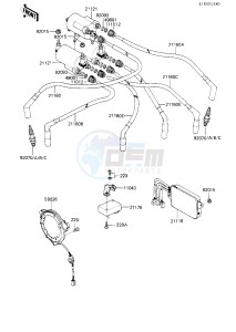 ZN 1300 A [VOYAGER] (A5-A6) [VOYAGER] drawing IGNITION SYSTEM